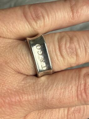 Tiffany & Co 1837 Sterling 925 square ring